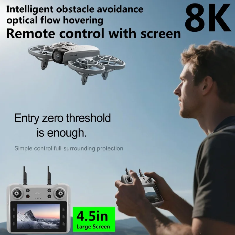 طائرة رباعية المراوح محمولة بح - مراجعة Drone Controller Screen وسعره